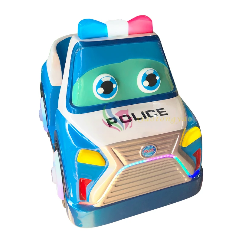 Police Car Shaped Kiddie Ride — additional view of the equipment