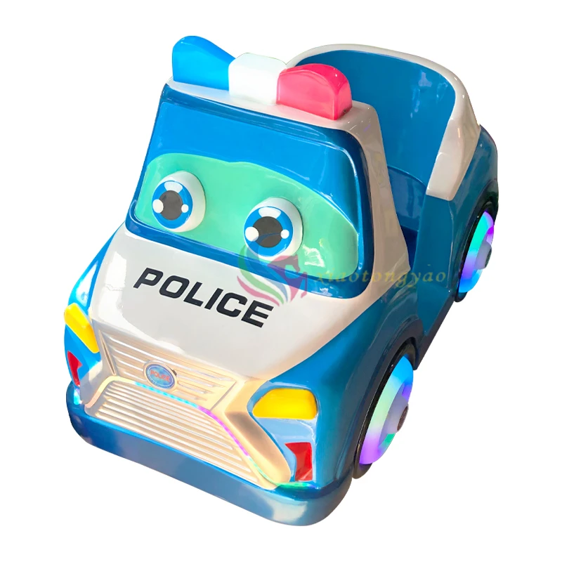 Police Car Shaped Kiddie Ride — additional view of the equipment