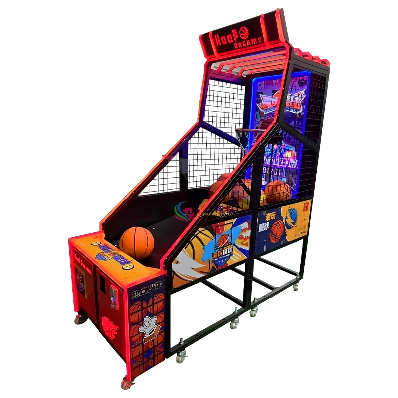 Foldable Street Basketball Arcade Game — additional view of the equipment