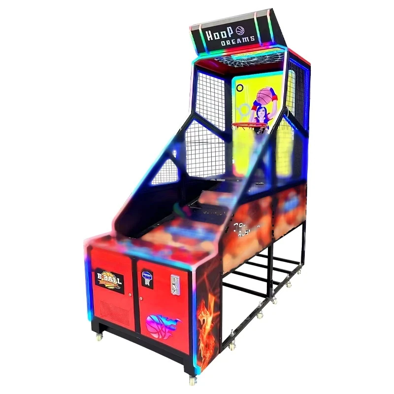 Foldable Street Basketball Arcade Game — overall equipment view