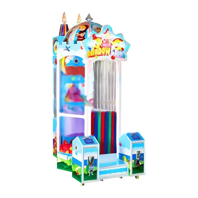 Coin Operated Ball Throwing Arcade Game — additional view of the equipment