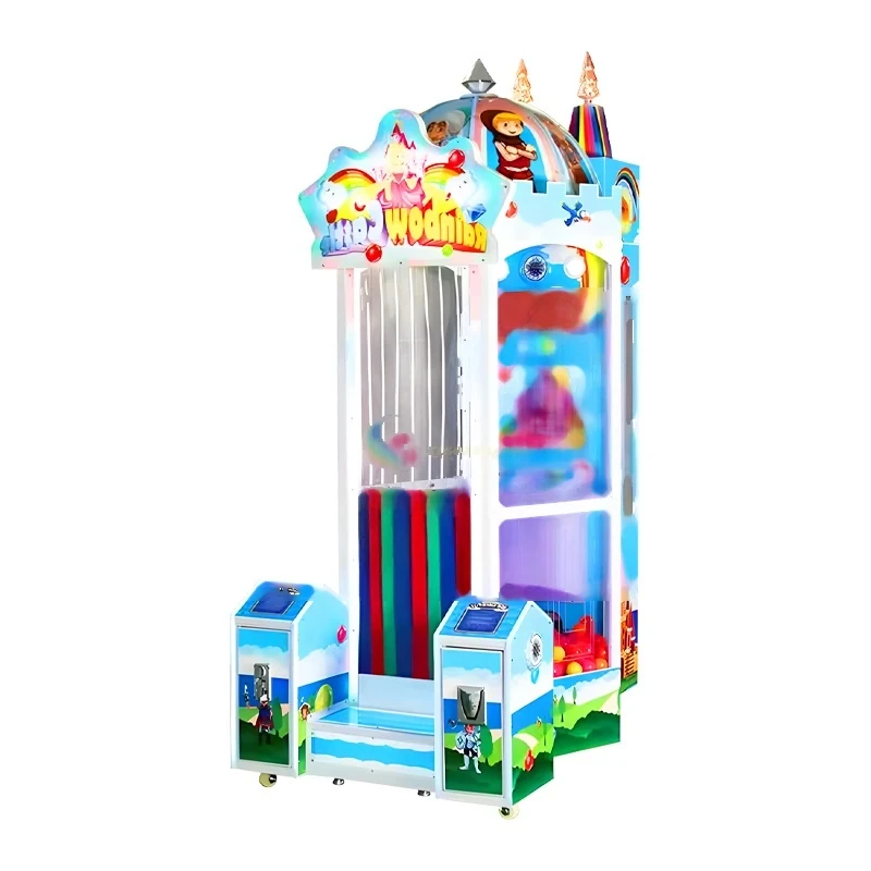Coin Operated Ball Throwing Arcade Game — additional view of the equipment