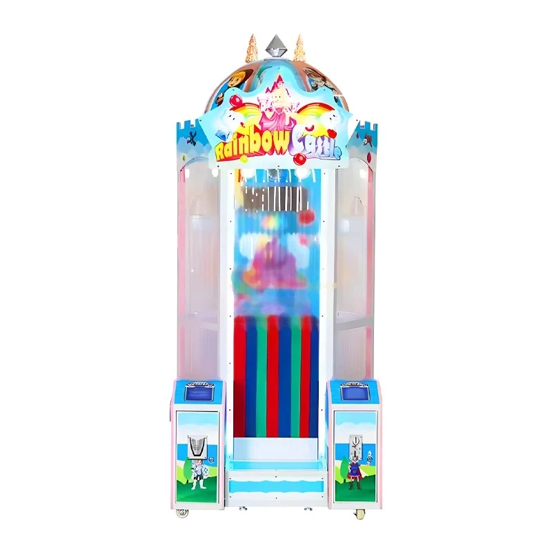 Coin Operated Ball Throwing Arcade Game — overall equipment view