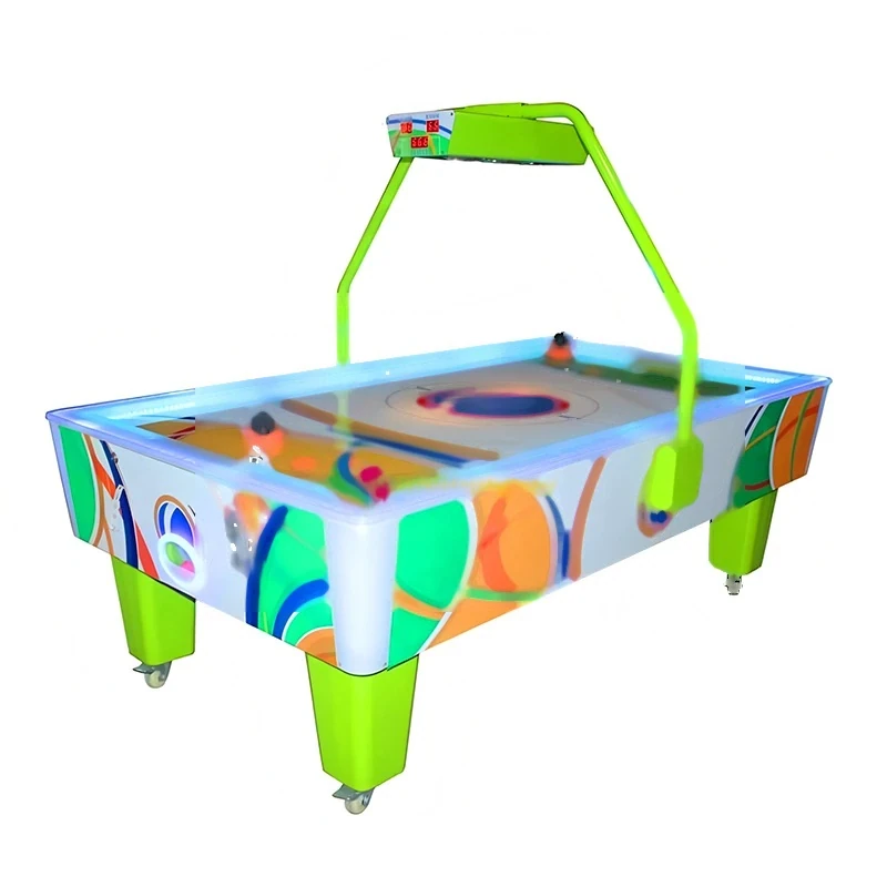 Colorful Air Hockey Table — additional view of the equipment
