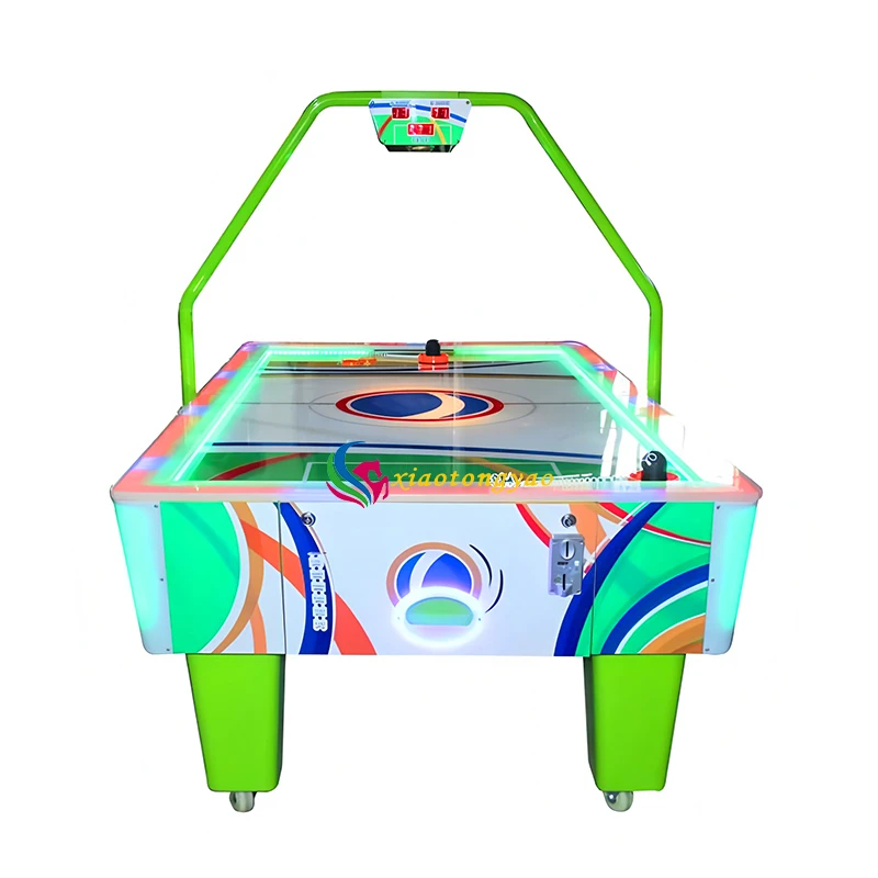 Colorful Air Hockey Table — additional view of the equipment