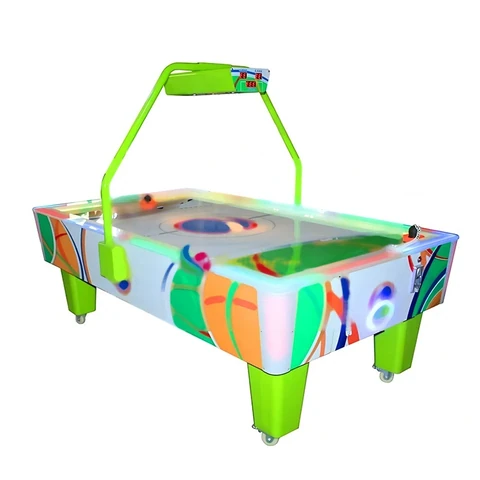 Colorful Air Hockey Table — overall equipment view