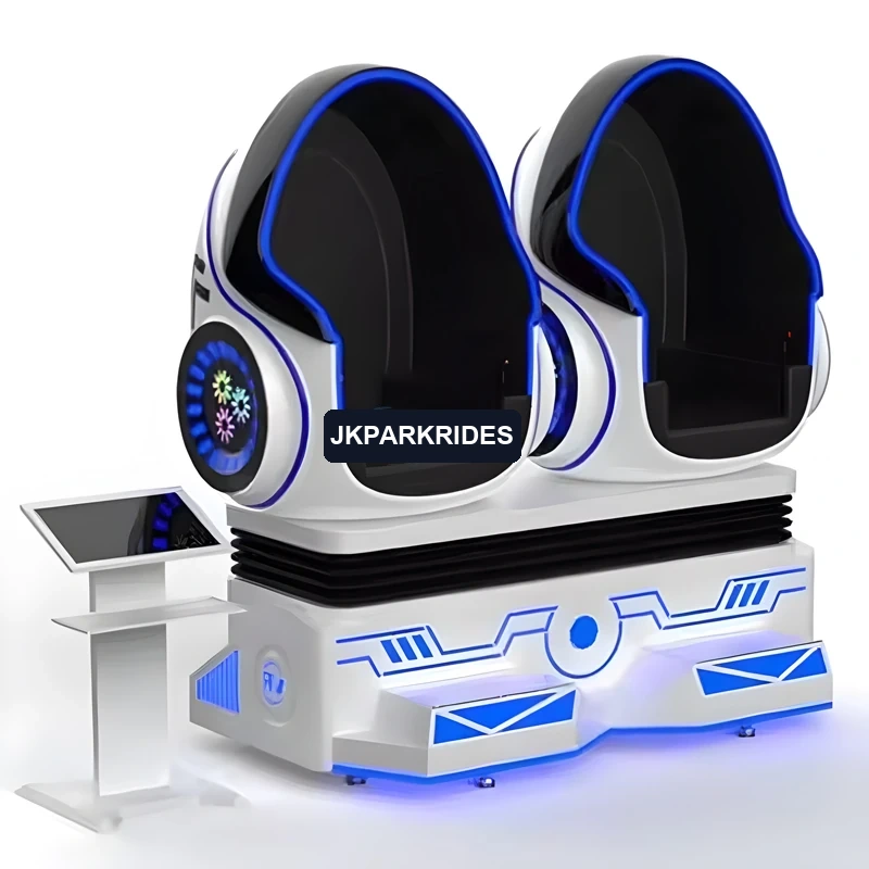 9D VR Cinema Egg Chair — overall equipment view