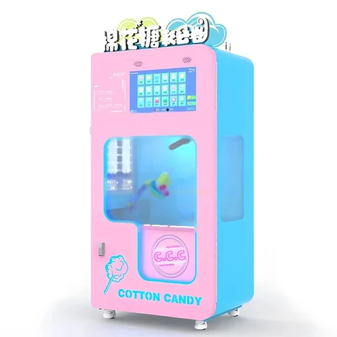 Cotton candy vending machine — overall equipment view