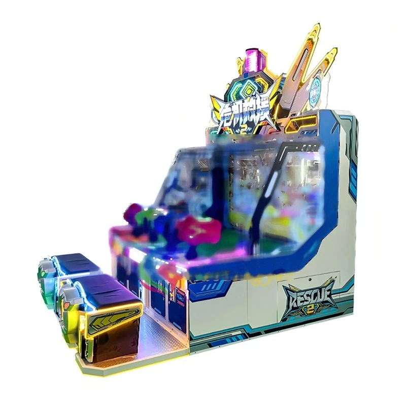 Four-Player Water Gun Shooting Game — additional view of the equipment