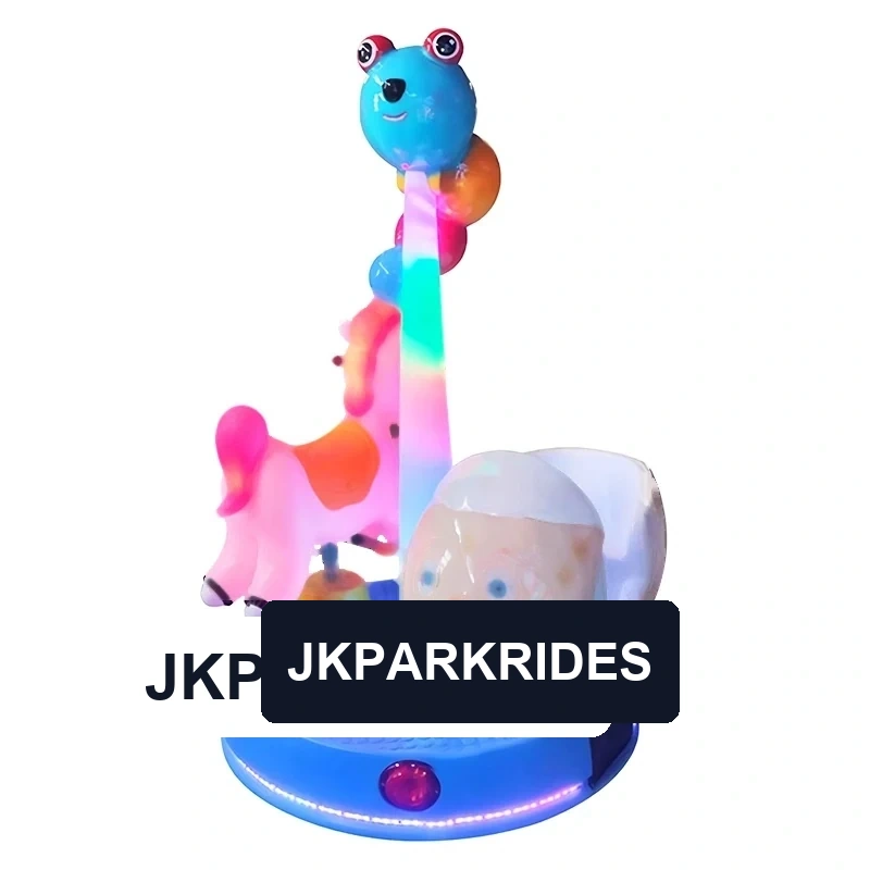 Rainbow Pony Two-Seat Kiddie Ride — additional view of the equipment
