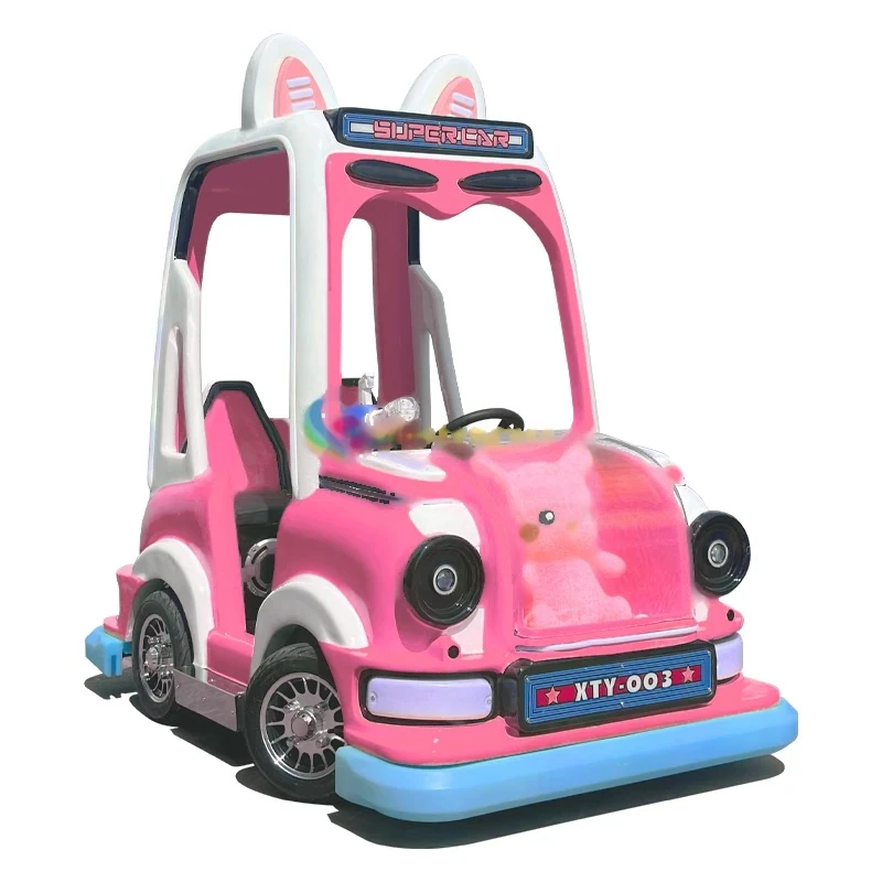 Cute Rabbit Parent Child Electric Car — overall equipment view