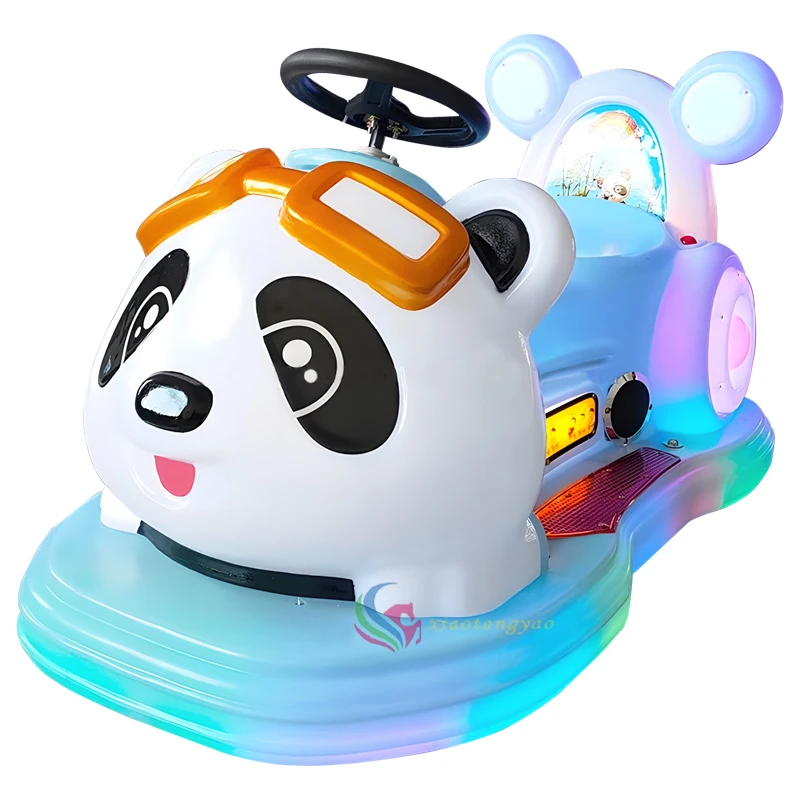 Panda Parent Child Bumper Car — overall equipment view