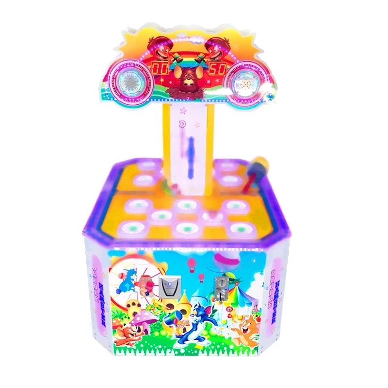 Double Player Groundhog Arcade Game — additional view of the equipment