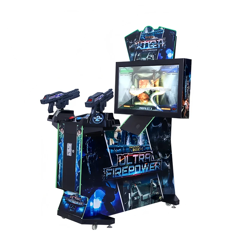 Full Fire Dual Gun Shooting — additional view of the equipment