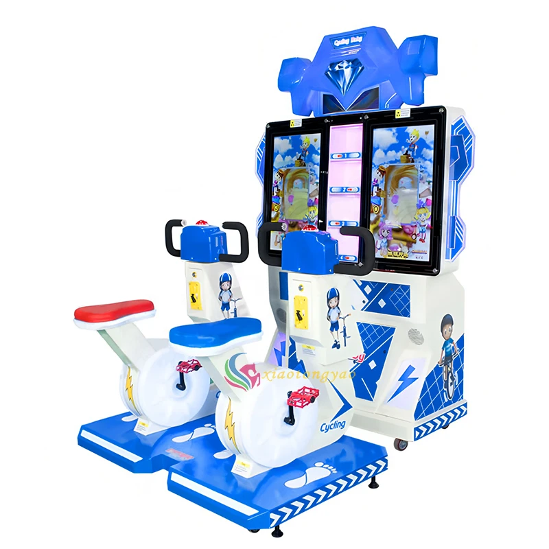 Two-Player Cycling Competition Game — additional view of the equipment