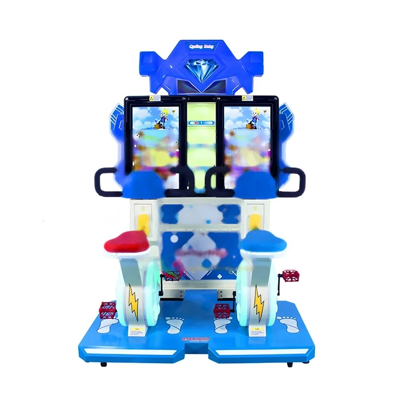 Two-Player Cycling Competition Game — additional view of the equipment