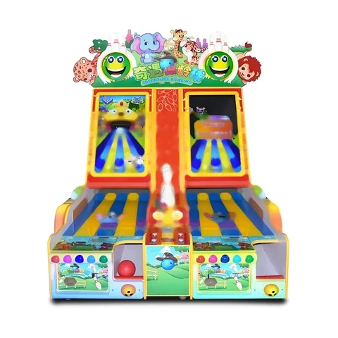 Indoor Bowling Arcade Simulator — overall equipment view