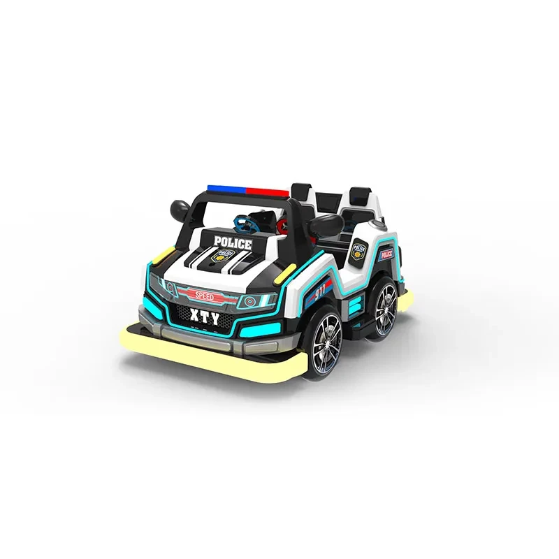 Childrens Electric Police Car — overall equipment view