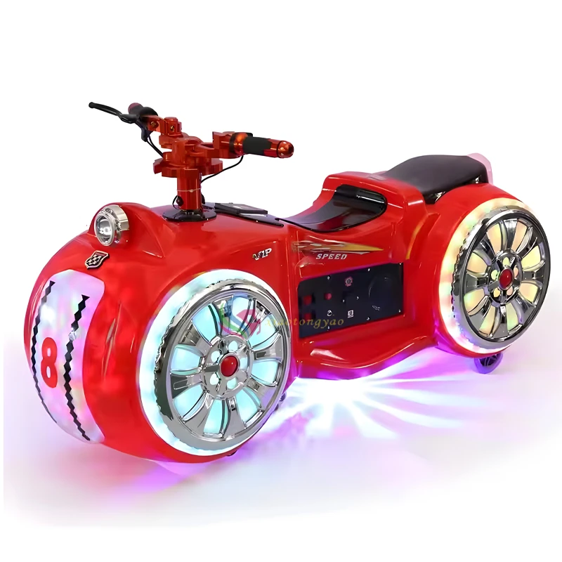 Parent-Child Electric Motorcycle — overall equipment view