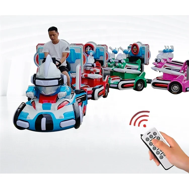 Factory Sale Amusement Park Popular Outdoor Trackless Train Electric Trains For Kids With Gun Games-1722995724134211 — overall equipment view