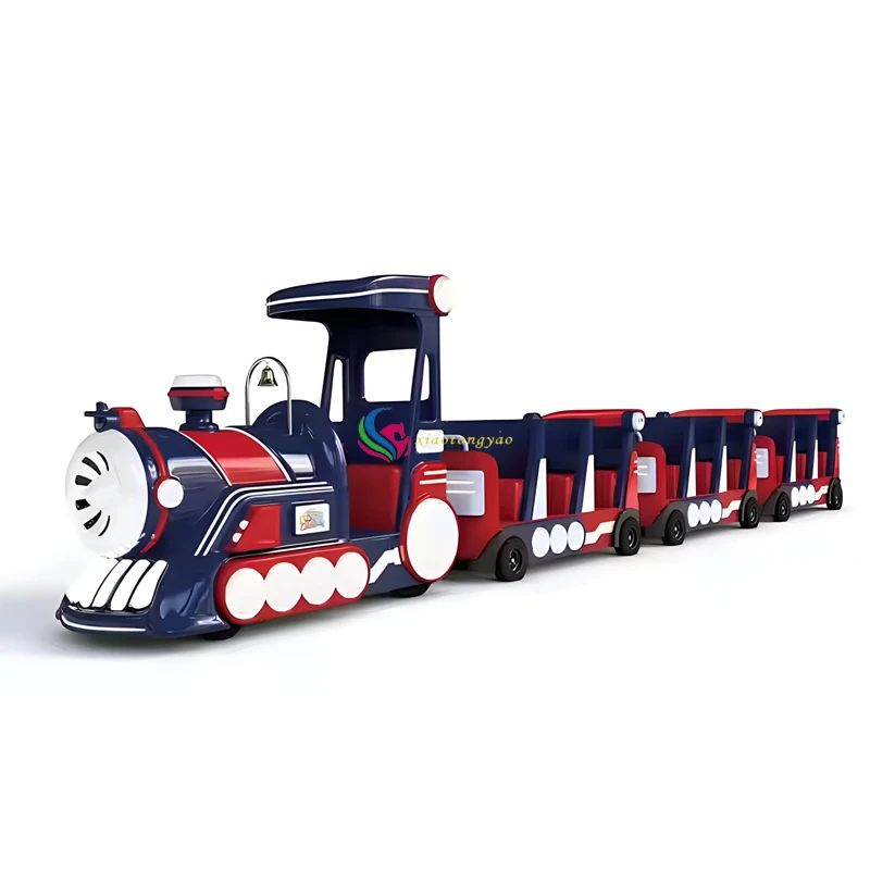 Electric Trackless Shopping Center Train — additional view of the equipment
