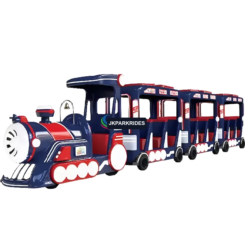 Electric Trackless Shopping Center Train — additional view of the equipment