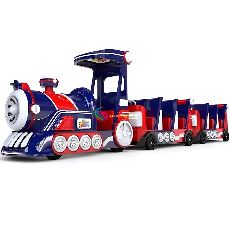 Electric Trackless Shopping Center Train — overall equipment view