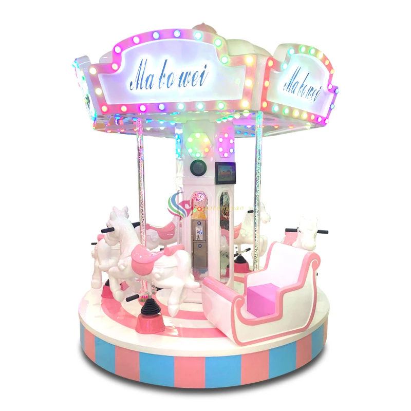 Six-Seat Electric Children’s Carousel — additional view of the equipment