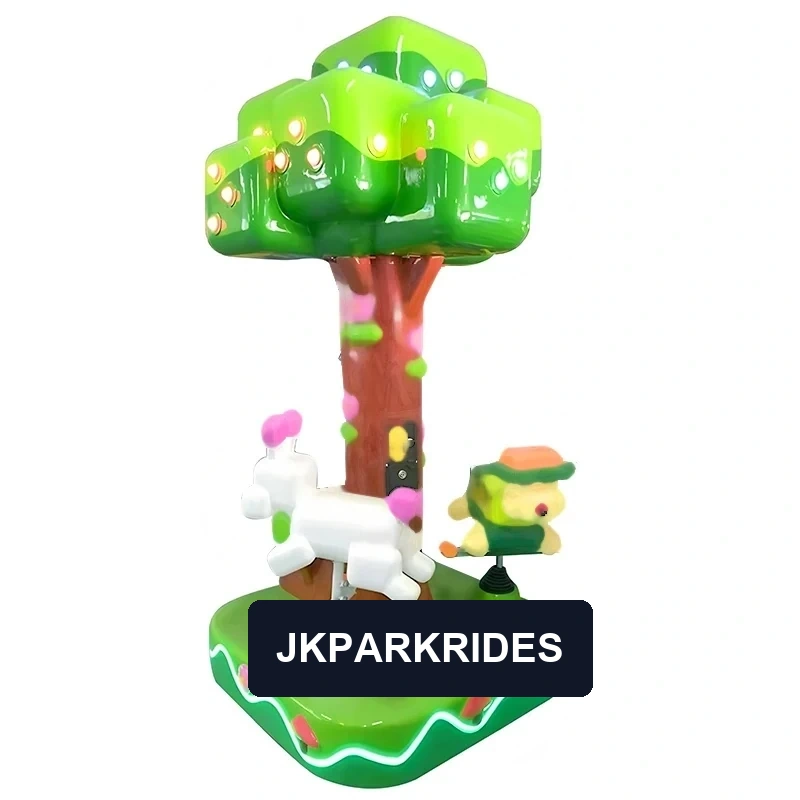 Fantasy Forest Three-Seat Horse Ride — additional view of the equipment