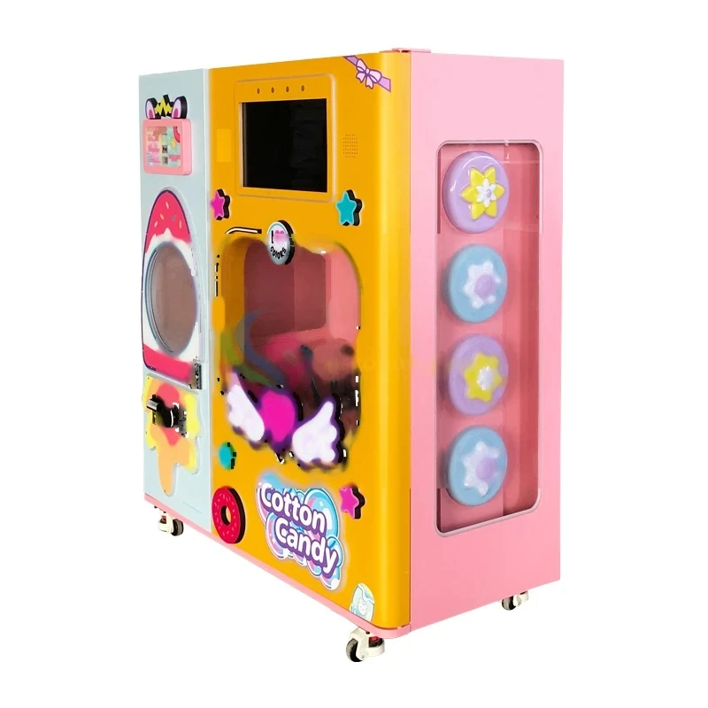 Robot Cotton Candy Vending Machine — overall equipment view