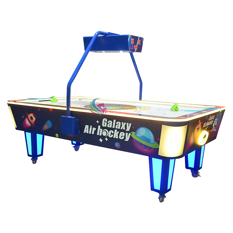 Galaxy Themed Air Hockey Table — additional view of the equipment