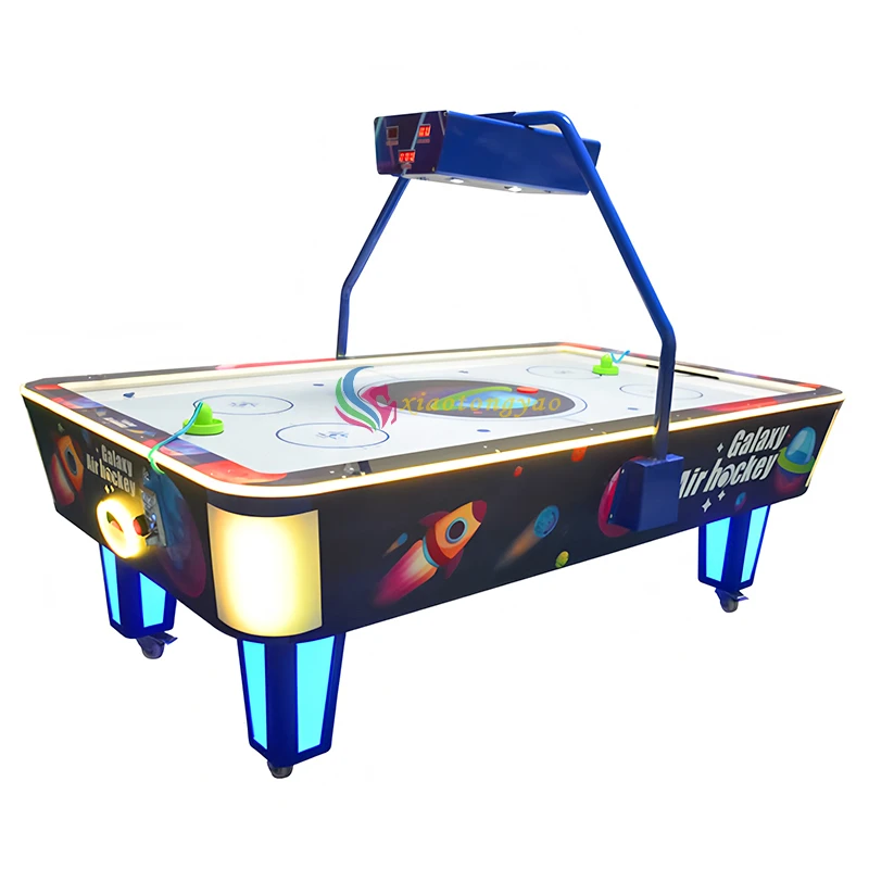 Galaxy Themed Air Hockey Table — additional view of the equipment