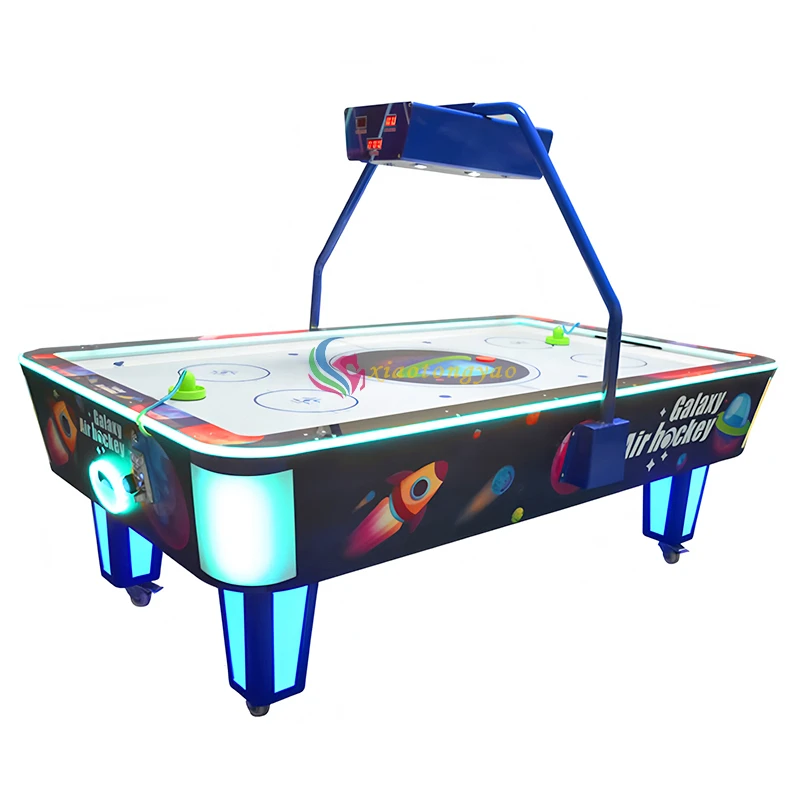 Galaxy Themed Air Hockey Table — overall equipment view