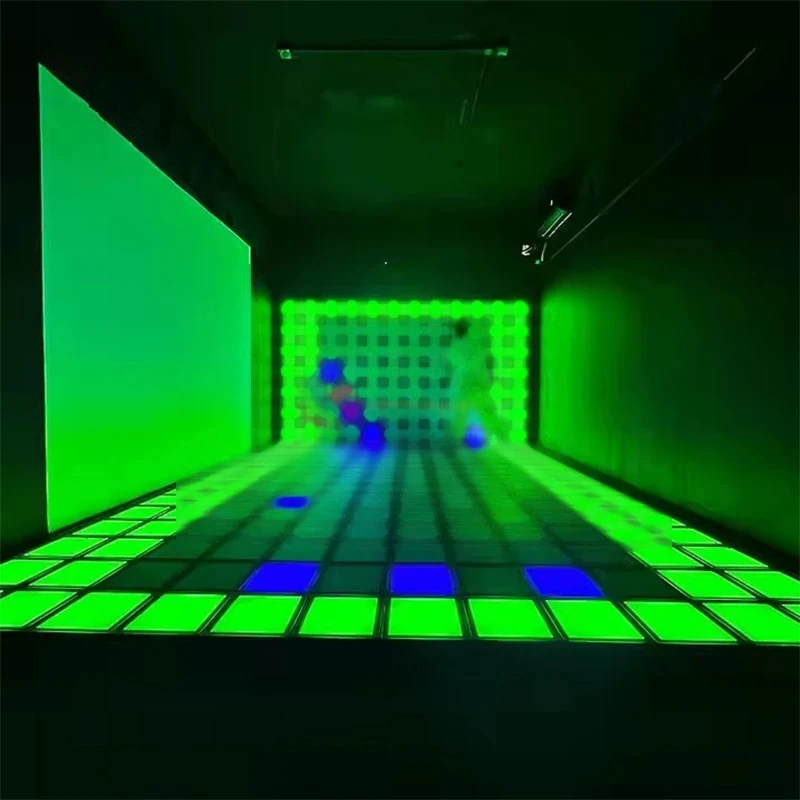LED Interactive Floor Tile Game — additional view of the equipment