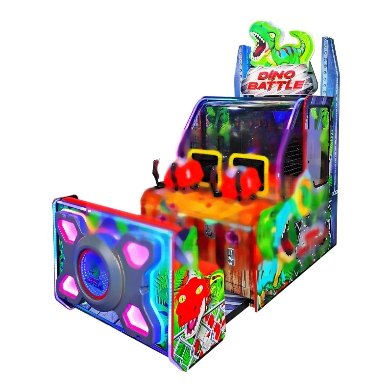 Dinosaur Gun Shooting Arcade Machine — overall equipment view
