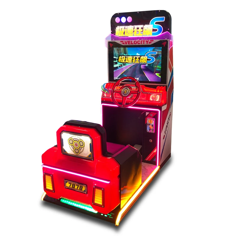 Children’s Driving Simulator Arcade — overall equipment view