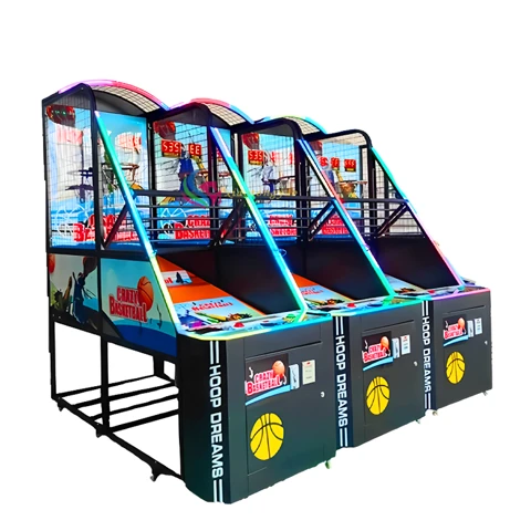 Coin Operated Basketball Arcade Game — overall equipment view