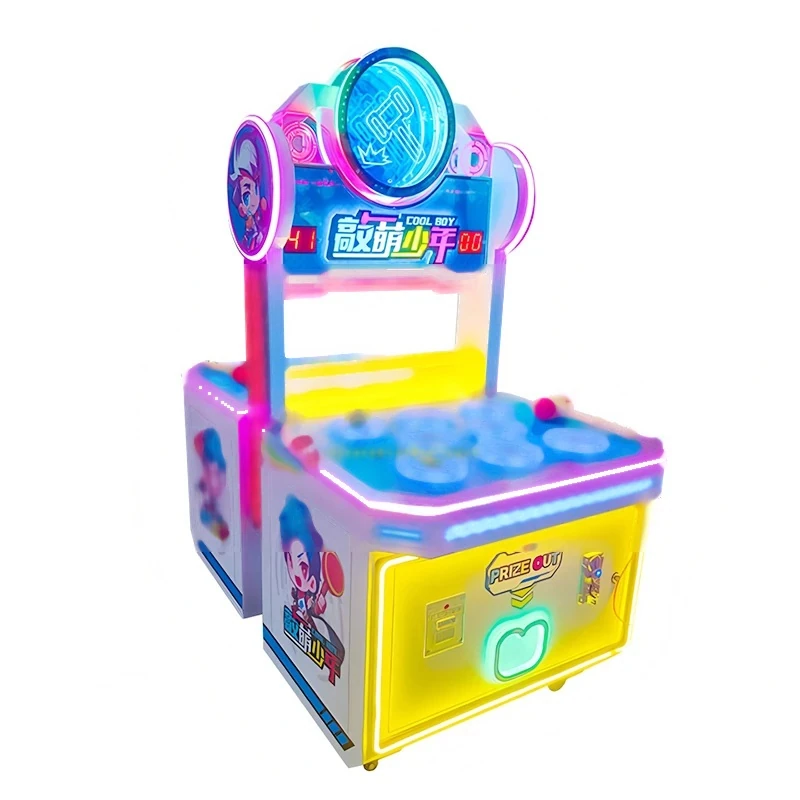 Two-Player Groundhog Reaction Game — additional view of the equipment