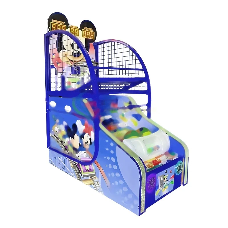 Coin-Operated Basketball Shooting Arcade — additional view of the equipment