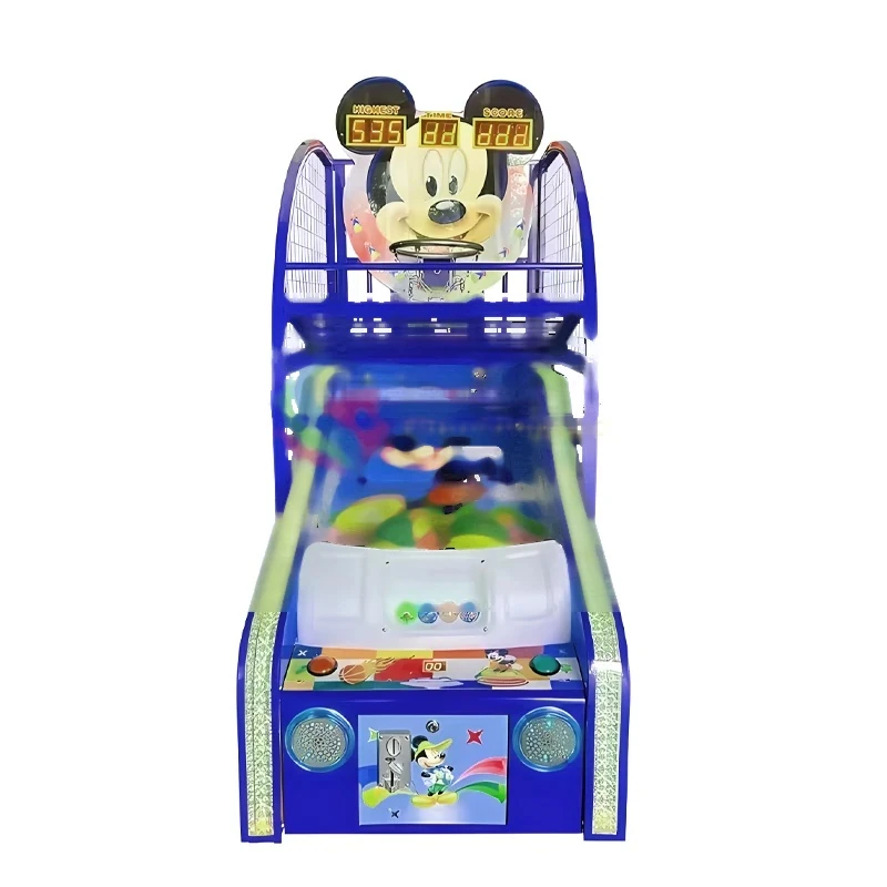 Coin-Operated Basketball Shooting Arcade — additional view of the equipment