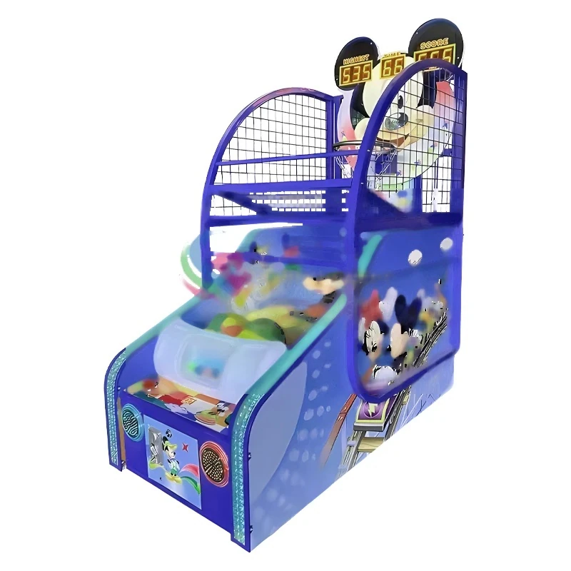 Coin-Operated Basketball Shooting Arcade — overall equipment view