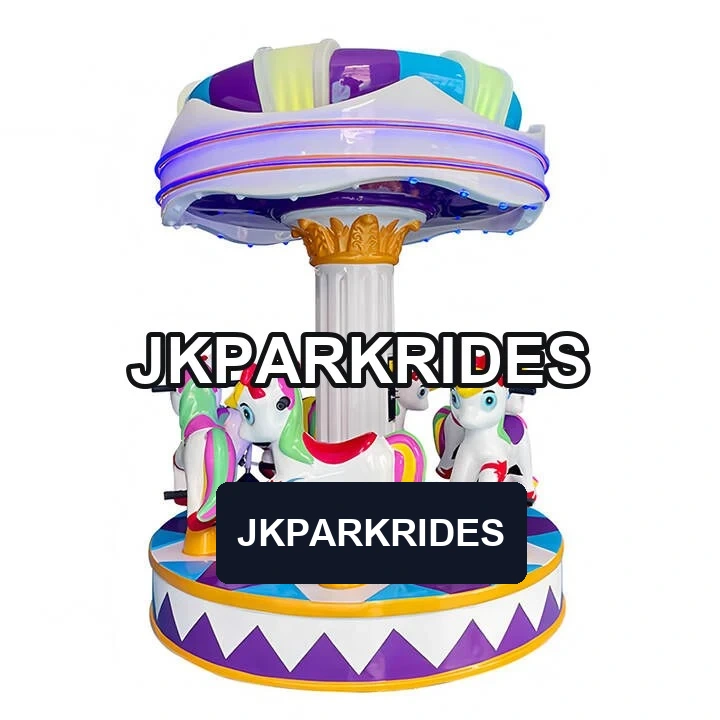Rainbow Pony Six-Person Carousel — additional view of the equipment
