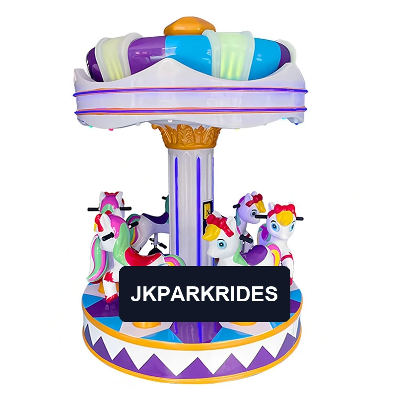 Rainbow Pony Six-Person Carousel — additional view of the equipment