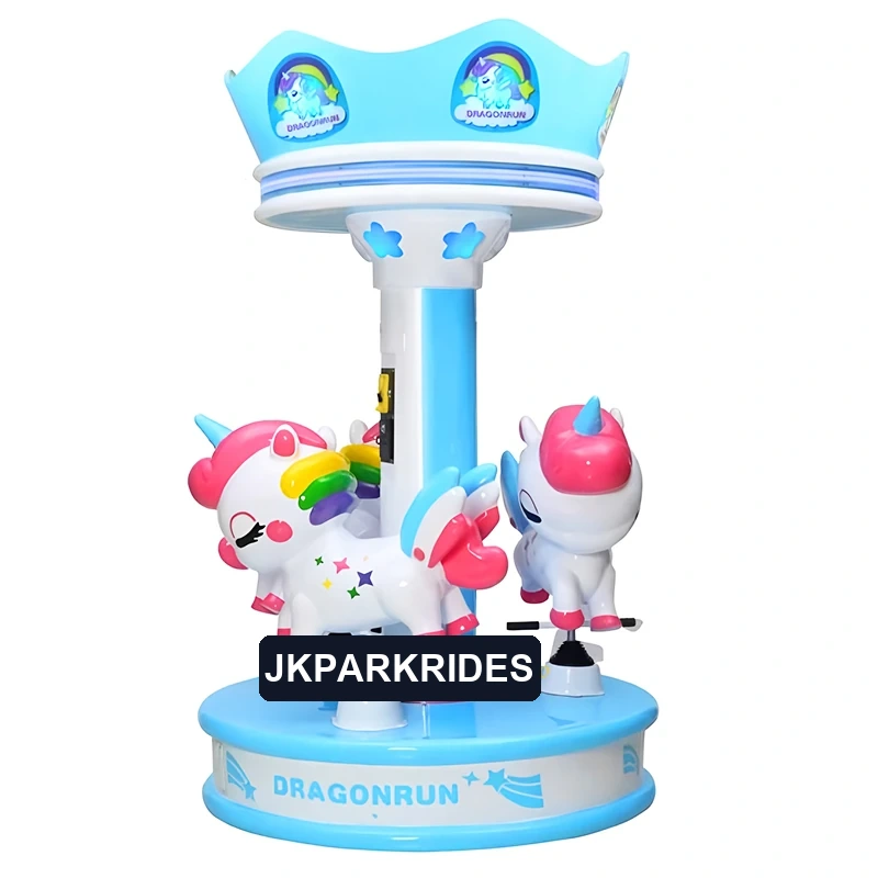 Rainbow Unicorn Three-Seat Carousel — additional view of the equipment