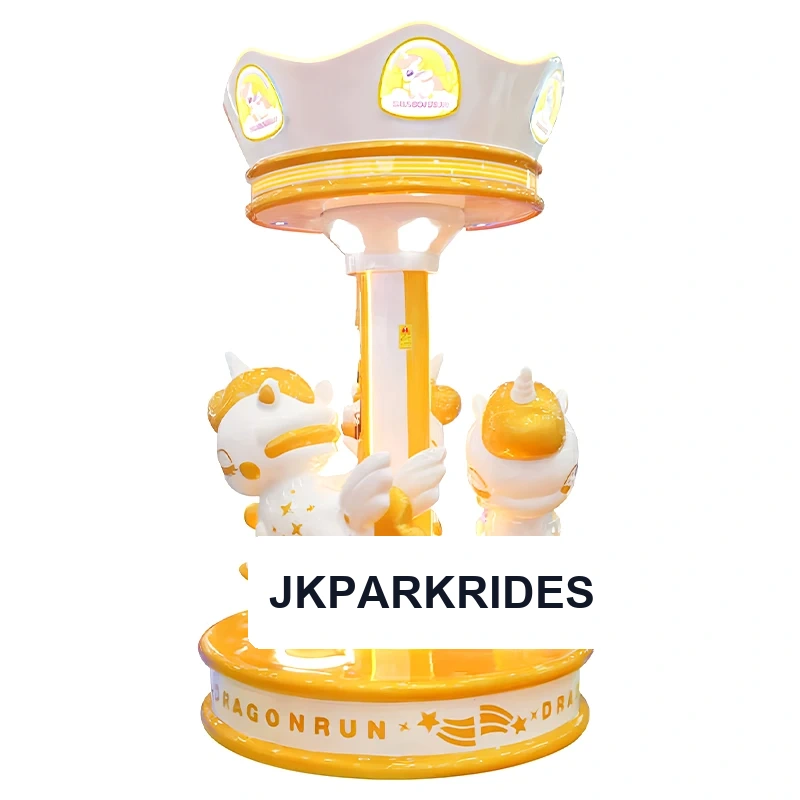 Rainbow Unicorn Three-Seat Carousel — additional view of the equipment