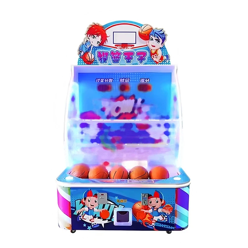 Basketball Shooting Arcade Game — overall equipment view