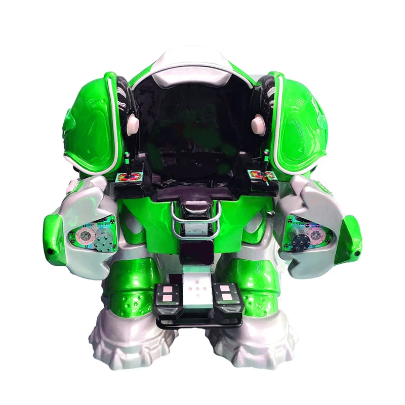 Square fun car parent-child electric war standing walking robot war-fighting King Kong fun equipment — additional view of the equipment