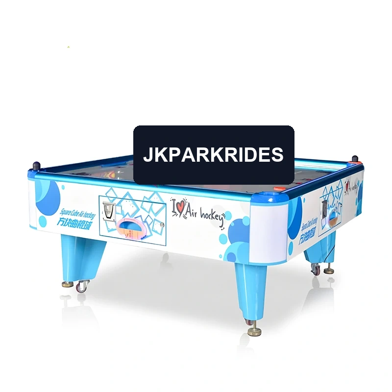 Square Four-Player Air Hockey Table — additional view of the equipment