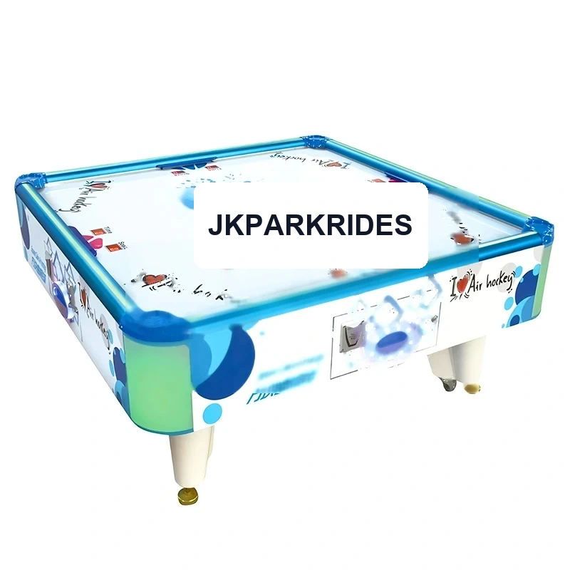 Square Four-Player Air Hockey Table — overall equipment view