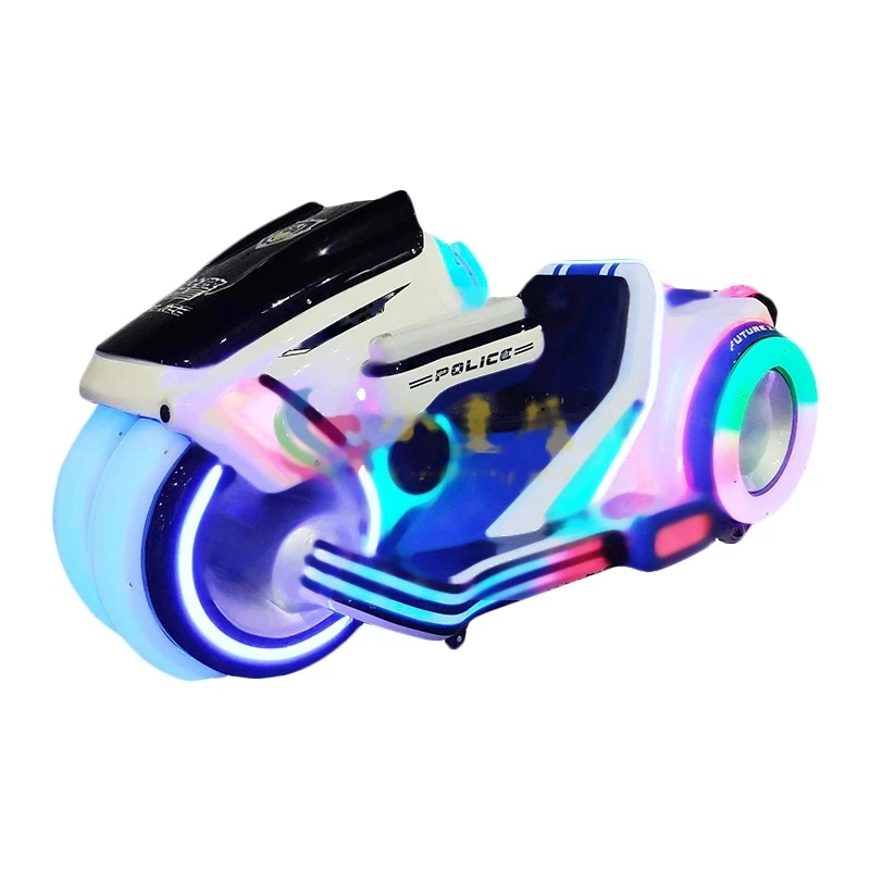 Parent-Child LED Electric Motorcycle — overall equipment view